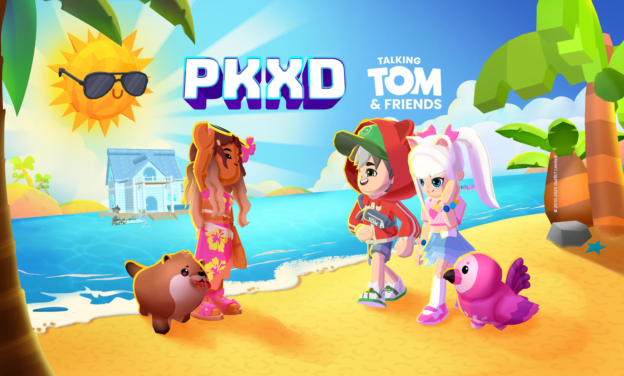 PK XD Goes Tropical: Talking Tom, Clubs & Holiday Pets!