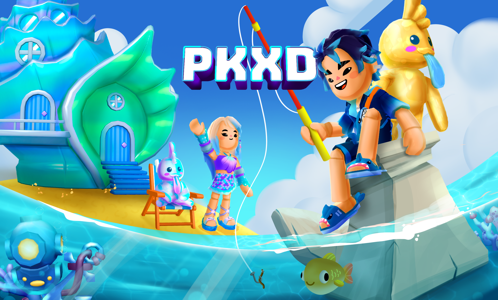 PK XD Underwater: Treasures, Blobs & Big Battles!
